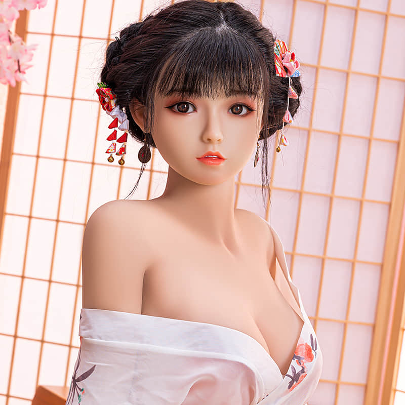 YS201#  Height 149cm Full Body Silicone head with TPE body sex dolls