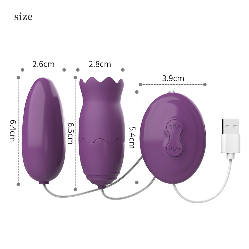 YS003# 2-in-1 female adjustable power simulation vaginal/clitoral stimulation masturbator